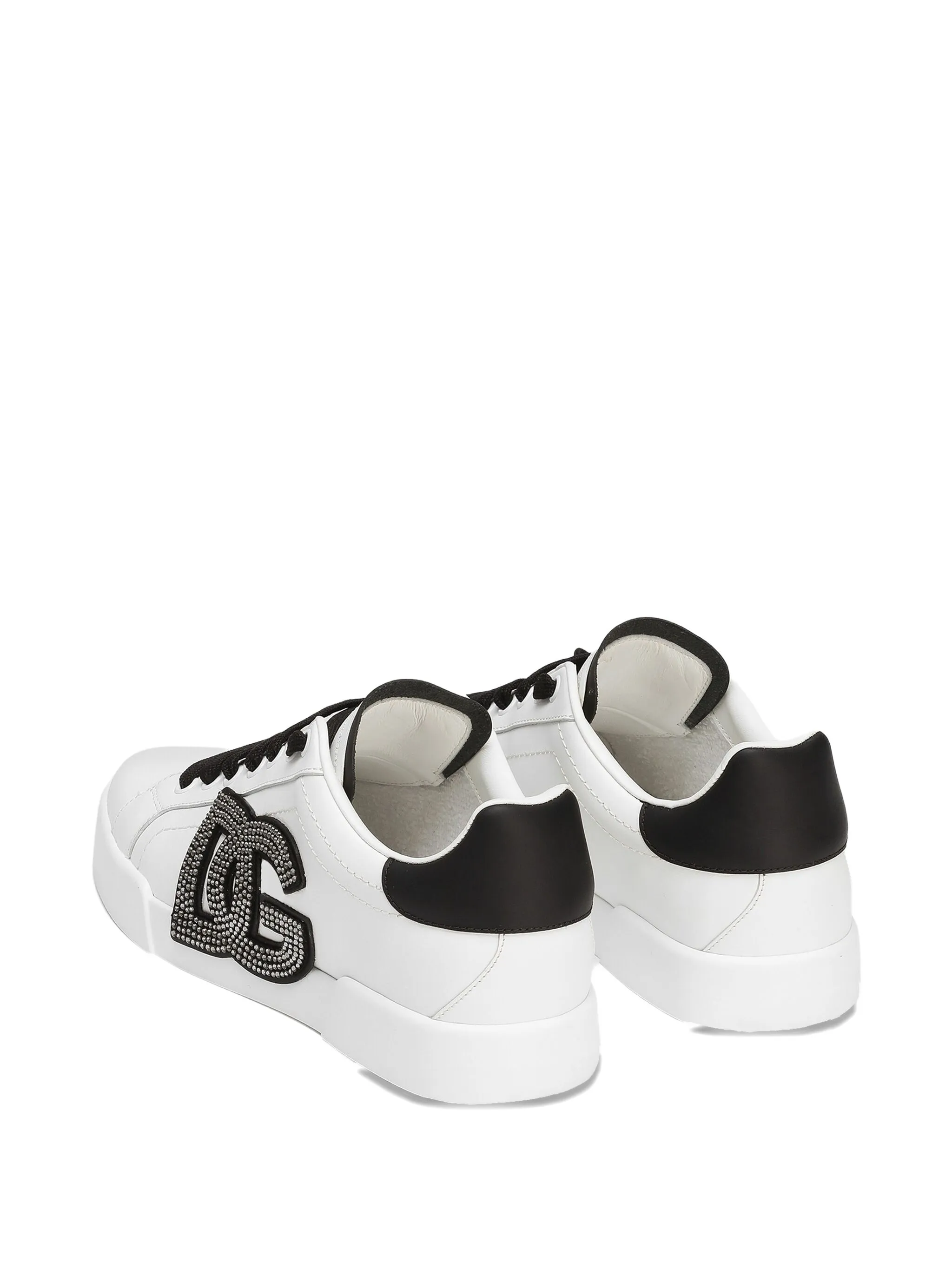 DOLCE & GABBANA Portofino Leather Sneakers for Women - FW25
