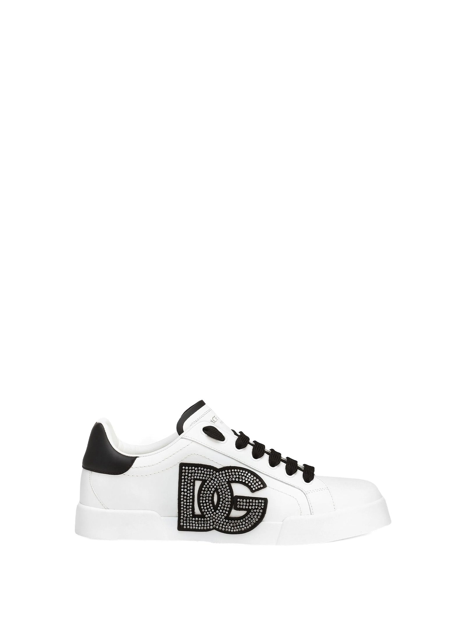 DOLCE & GABBANA Portofino Leather Sneakers for Women - FW25