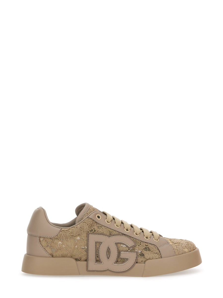 DOLCE & GABBANA Embroidered Women's Sneakers
