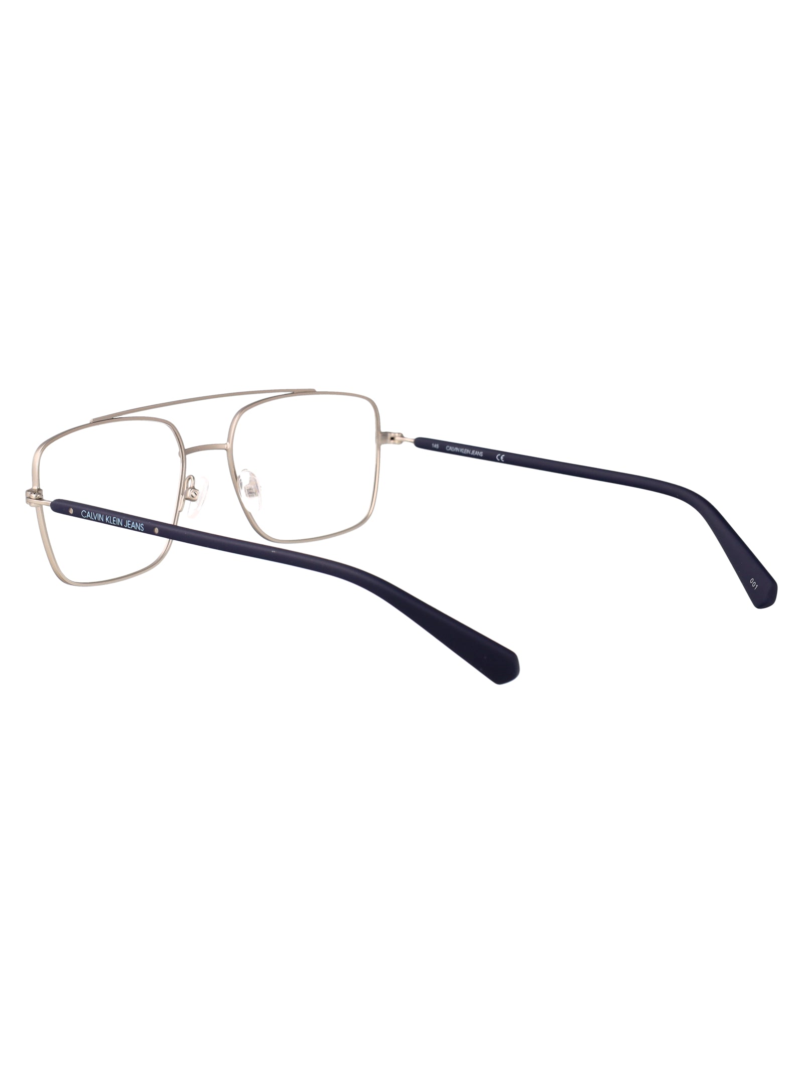 CALVIN KLEIN JEANS Men's Matte Silver Metal Optical Glasses