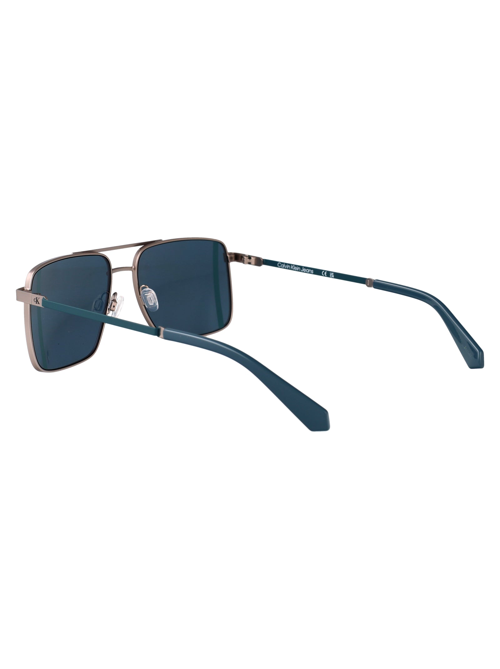 CALVIN KLEIN JEANS Matte Light Metal Sunglasses for Men