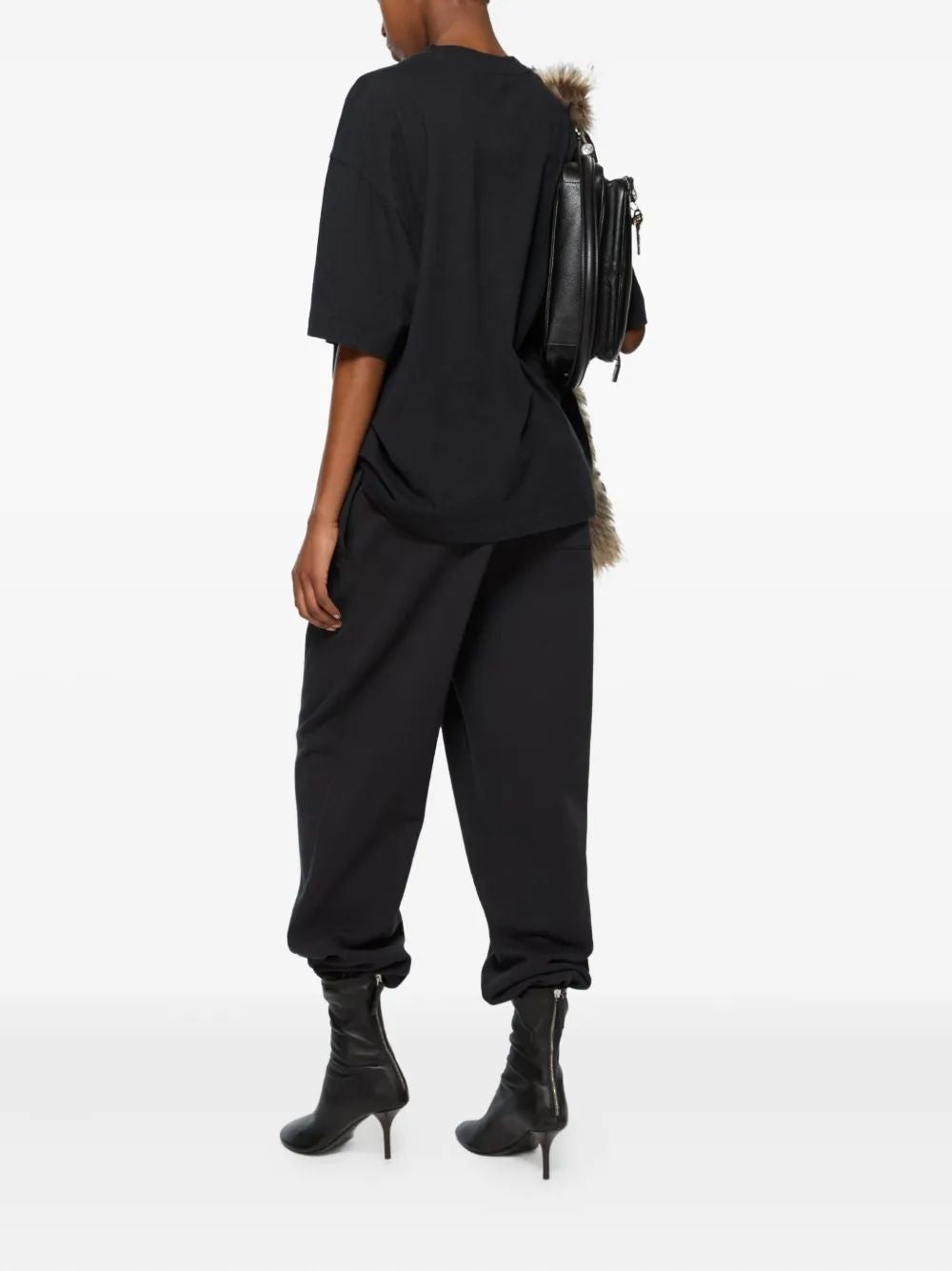 ACNE STUDIOS Exford U Bow Label Logo T-Shirt