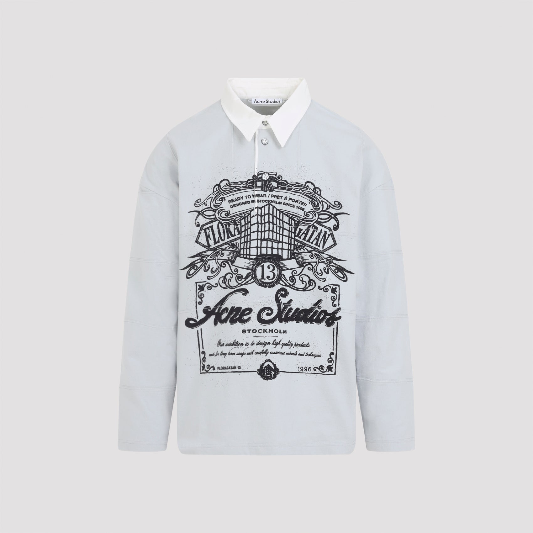 ACNE STUDIOS Graphic Print Long Sleeve T-Shirt for Men