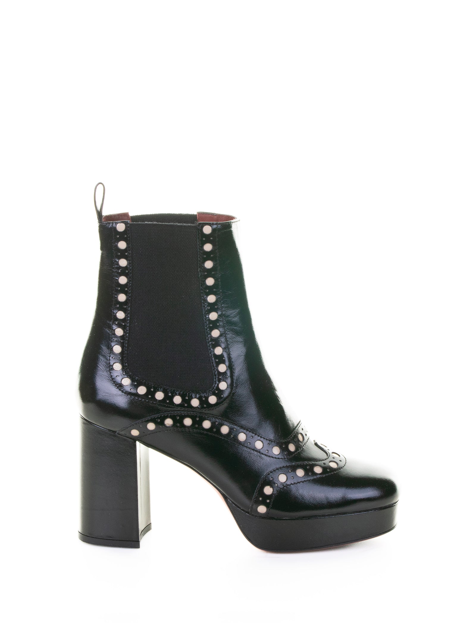 ROBERTO FESTA Elegant Leather Ankle Boot with Heel