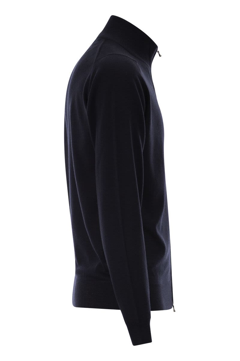 JOHN SMEDLEY Extra Fine Merino Wool Cardigan - Midweight Knit