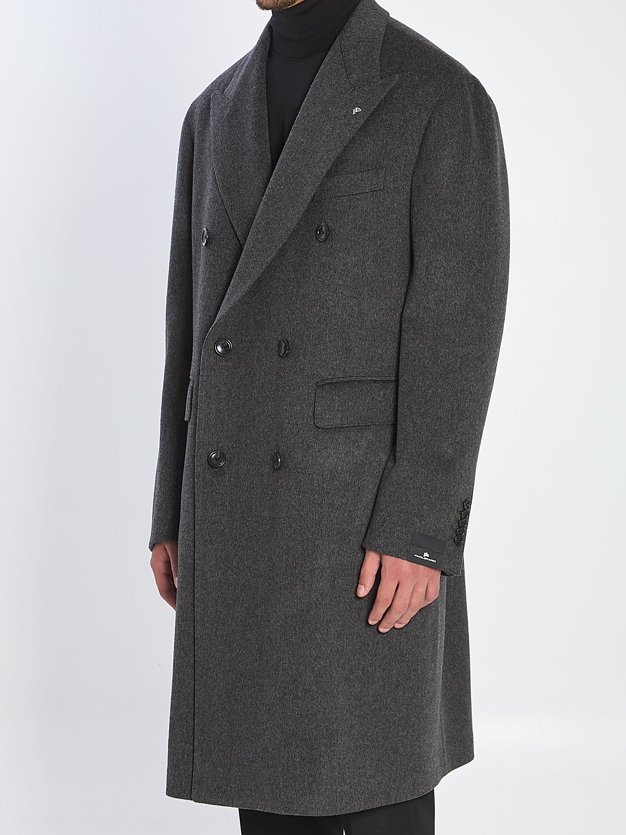 TAGLIATORE Double-Breasted Virgin Wool Jacket - Size 52