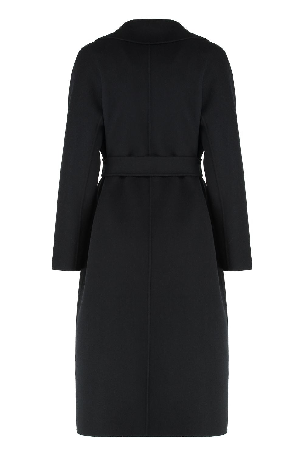 MAX MARA STUDIO Single-Breasted Wool Jacket with Coordinated Waist Belt - SS25