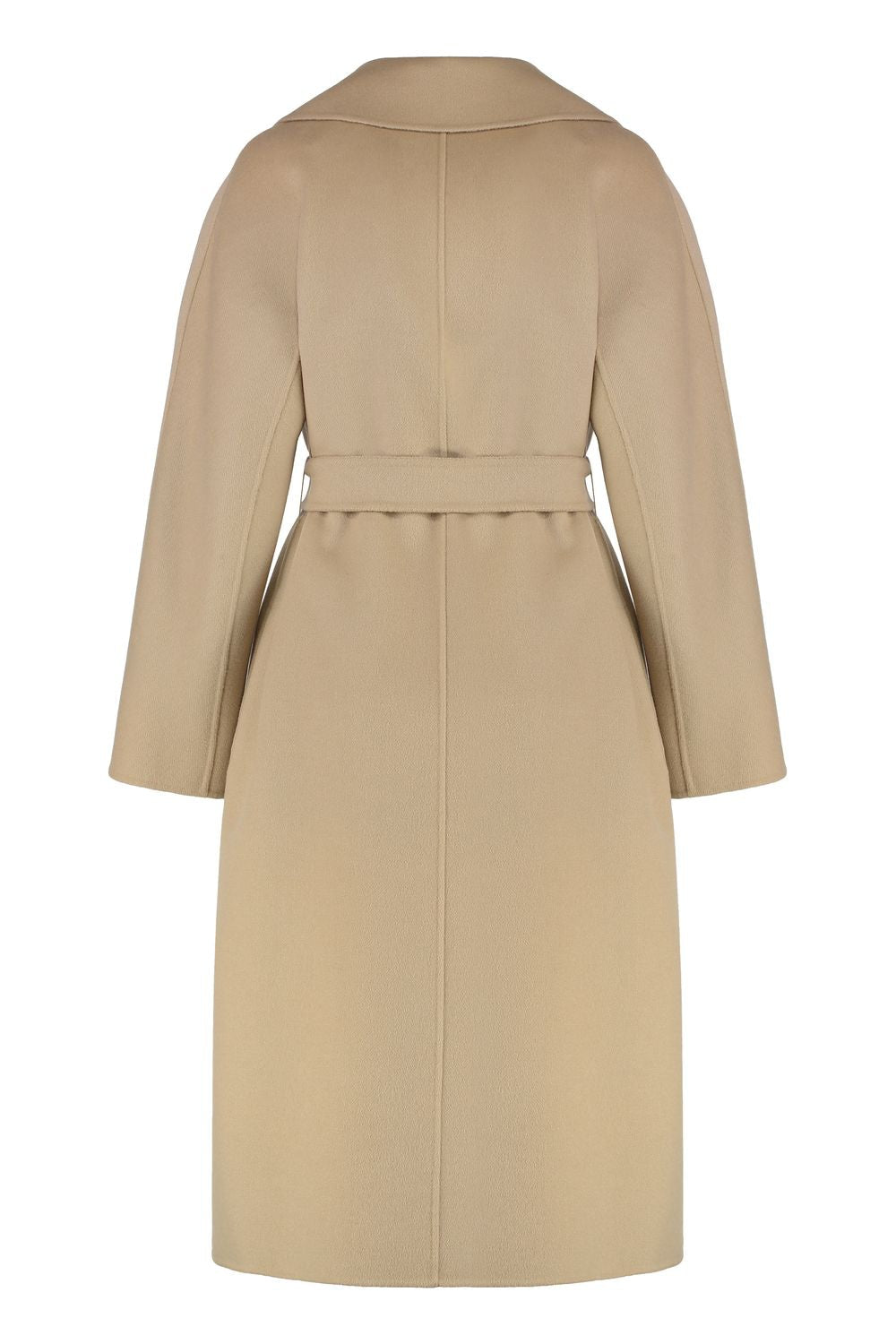 MAX MARA STUDIO Single-Breasted Wool Jacket with Coordinated Waist Belt for Women