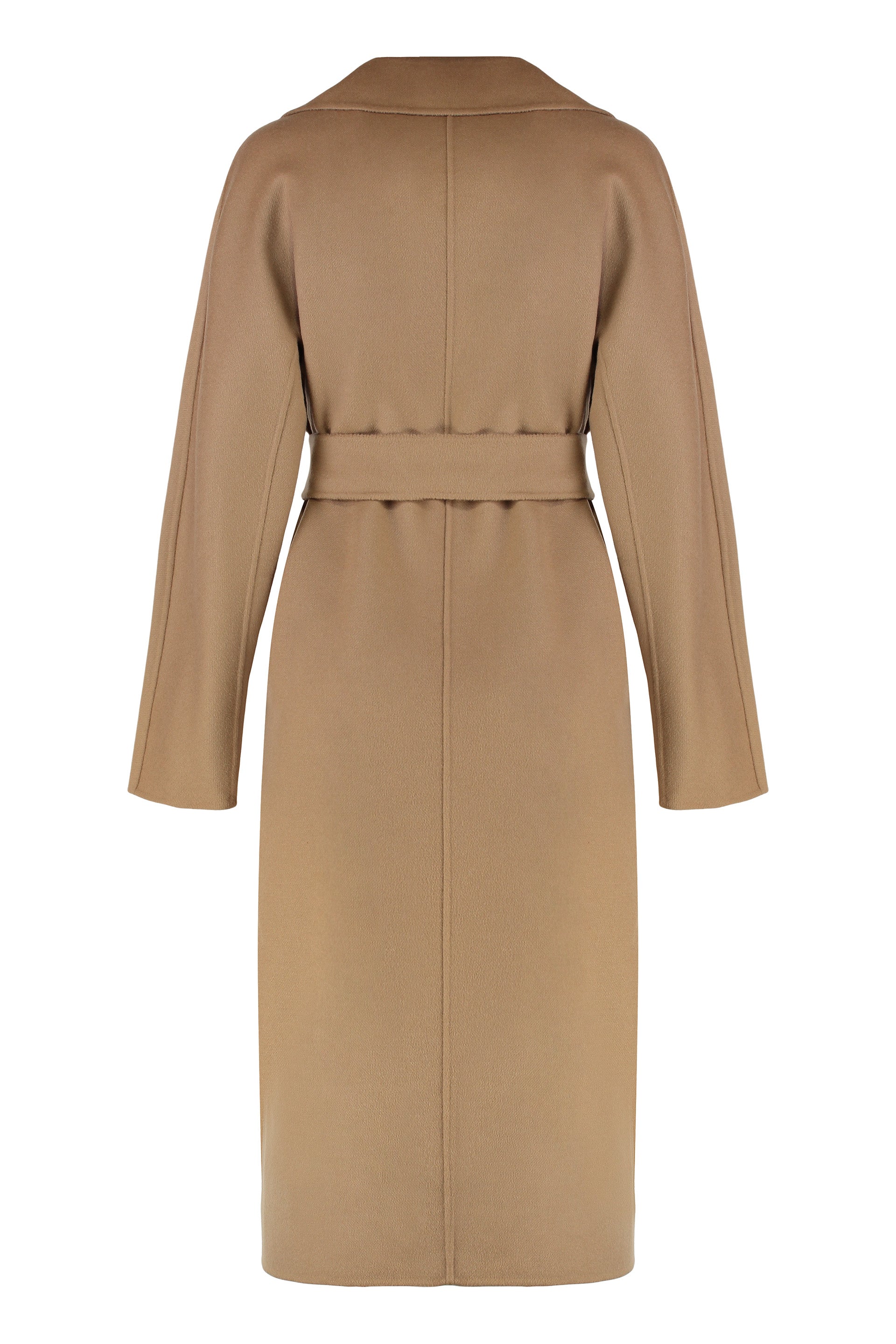 MAX MARA STUDIO Wool and Cashmere Jacket with Coordinated Waist Belt for Women