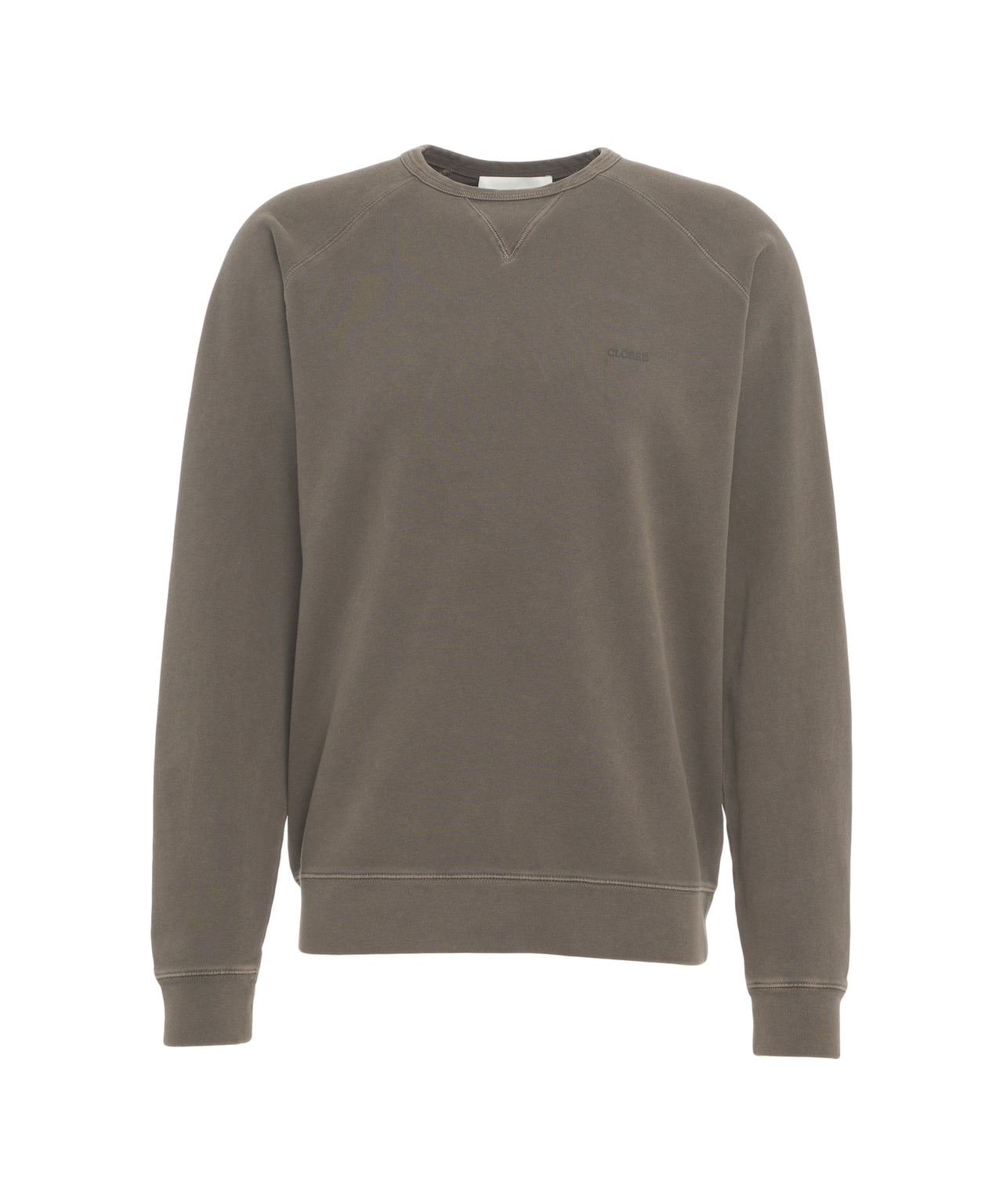 CLOSED Classic Crew Neck Sweatshirt with Subtle Logo - FW25