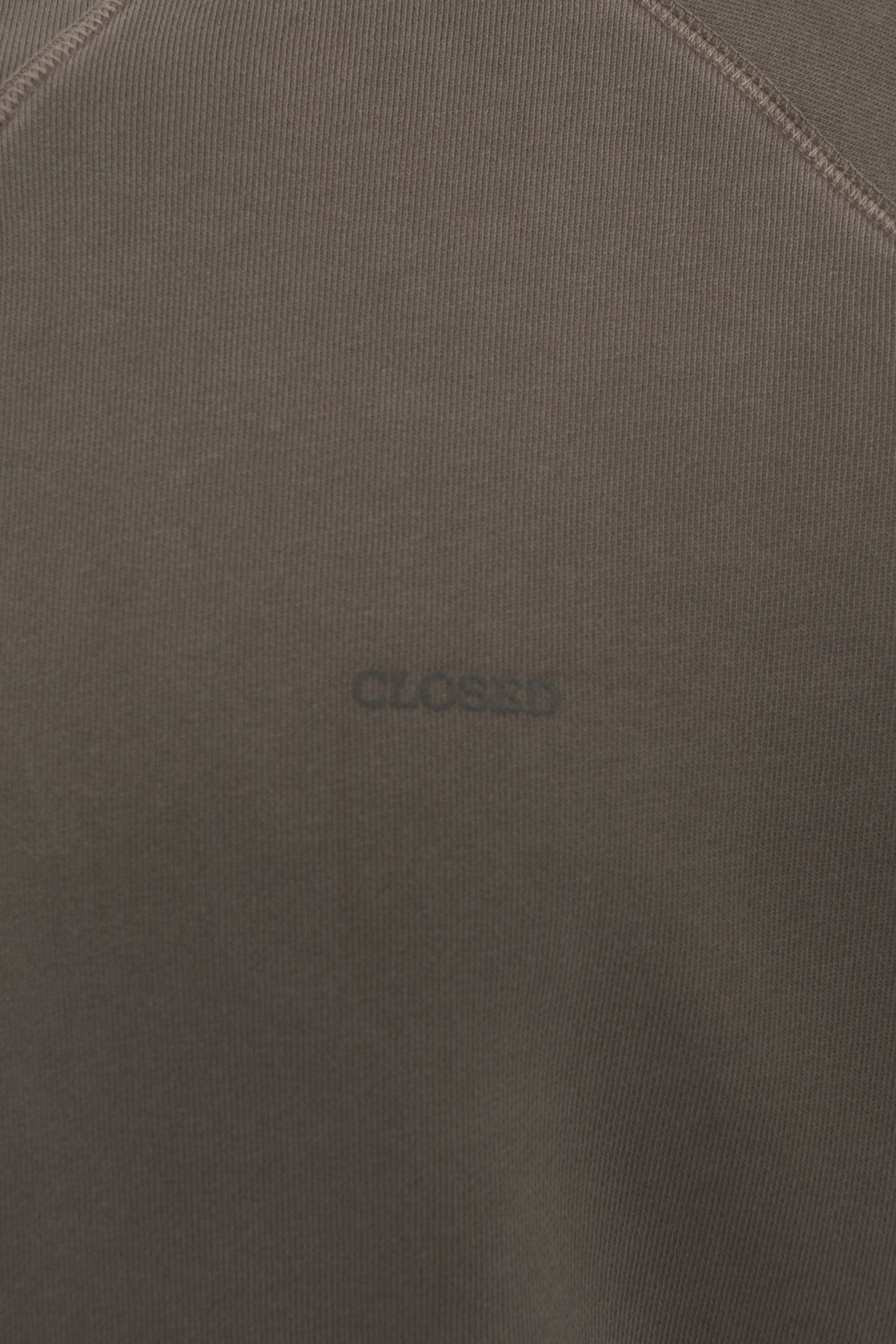 CLOSED Classic Crew Neck Sweatshirt with Subtle Logo - FW25