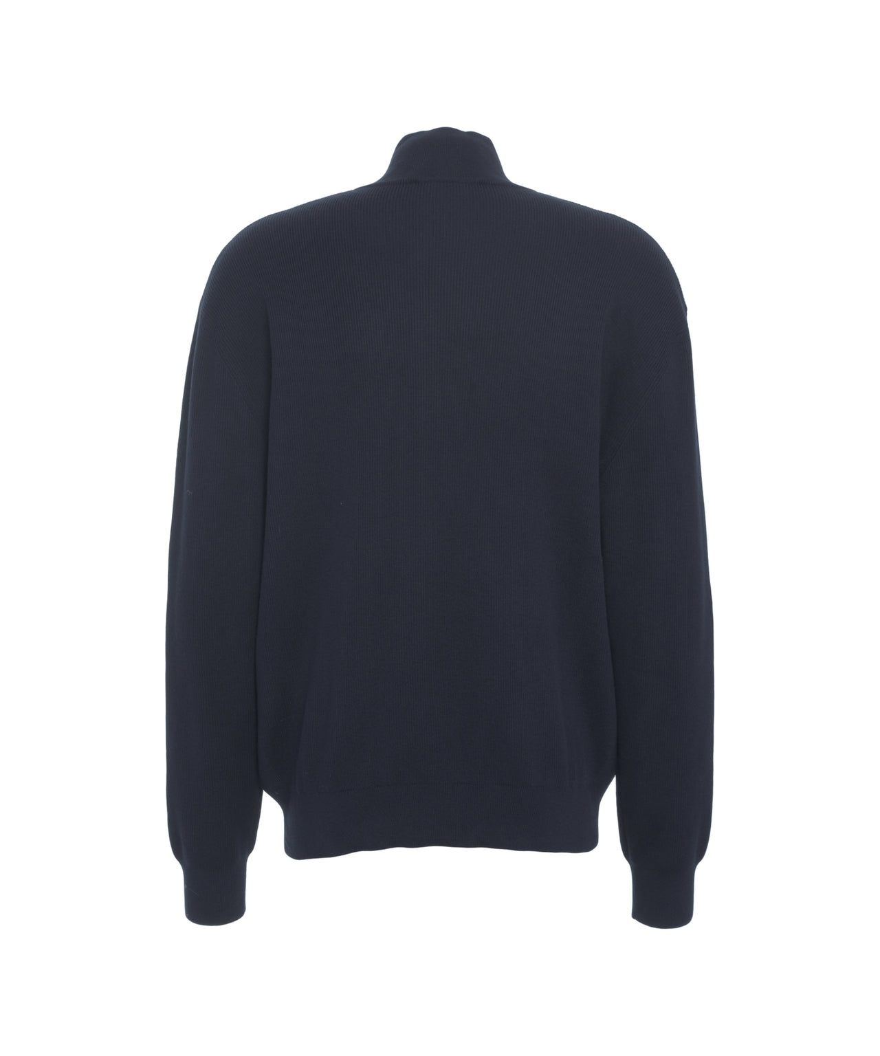 CLOSED Half-Zip Ribbed Knit Pullover for Men