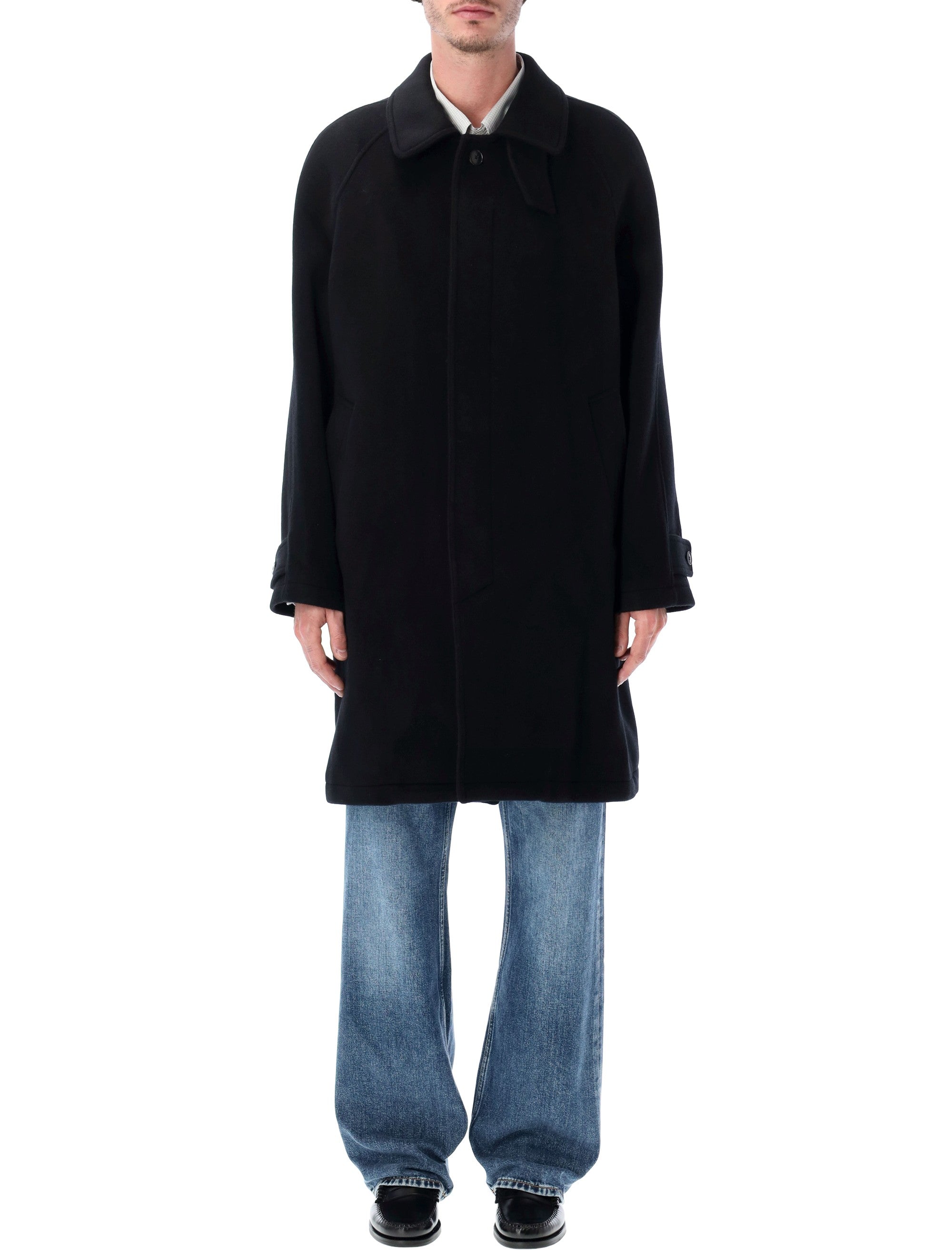 MFPEN Recycled Wool Jacket - Men's Knee Length, Relaxed Fit