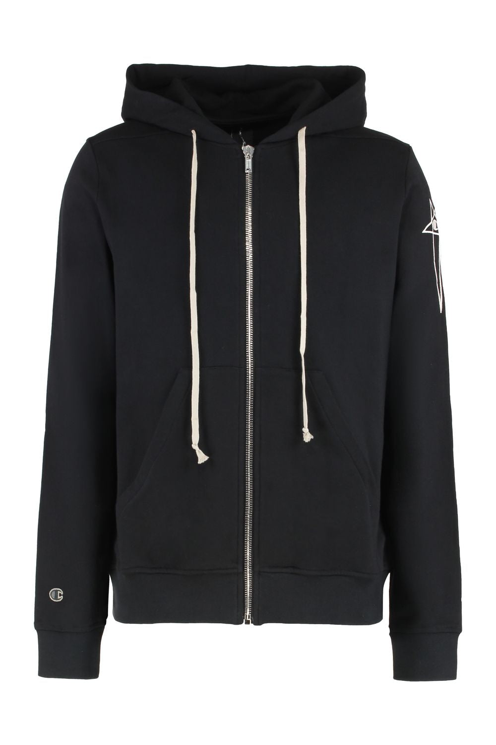 RICK OWENS Jason's Full Zip Hoodie - Oversize Fit
