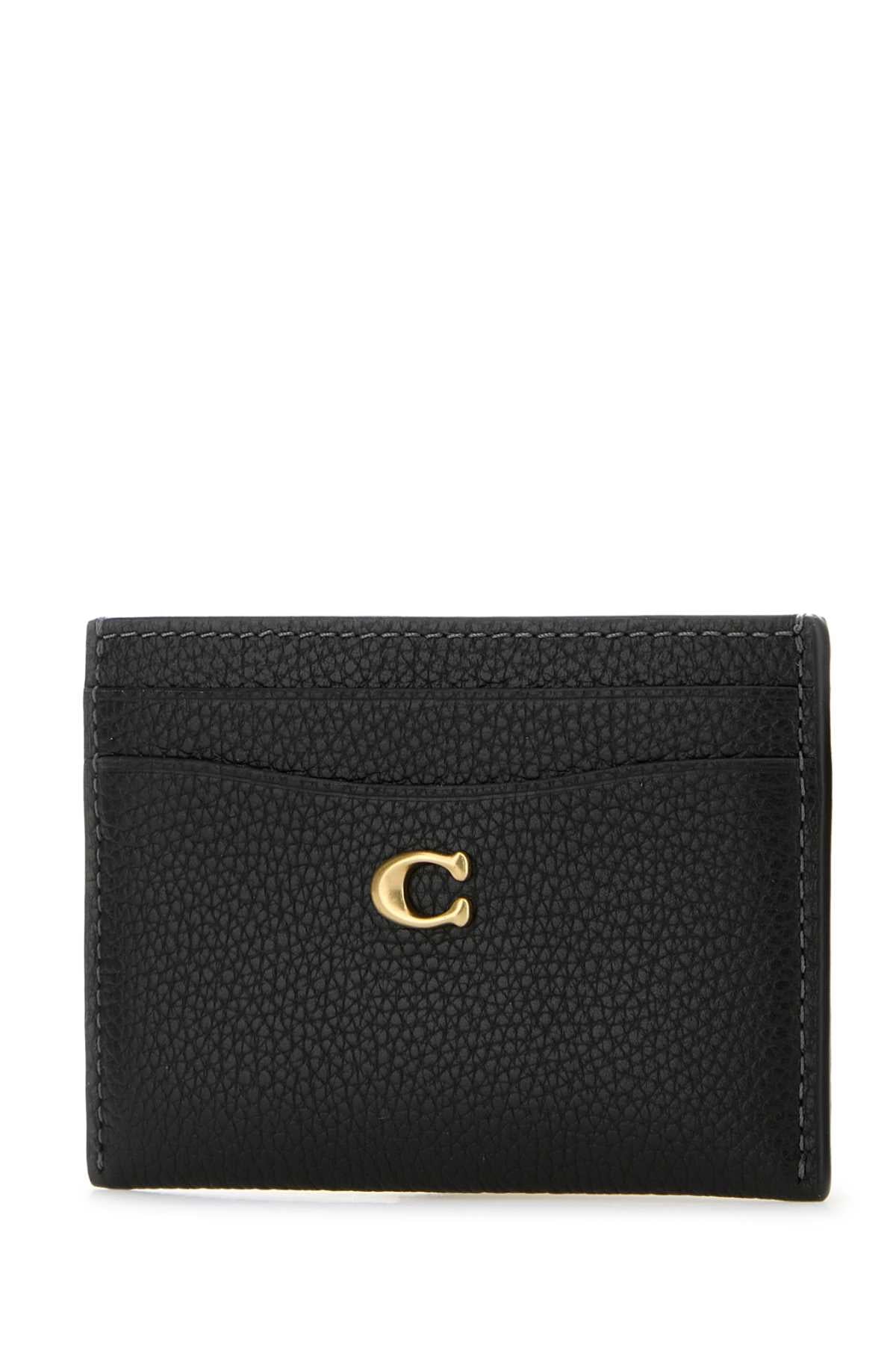 COACH Mini Leather Card Holder