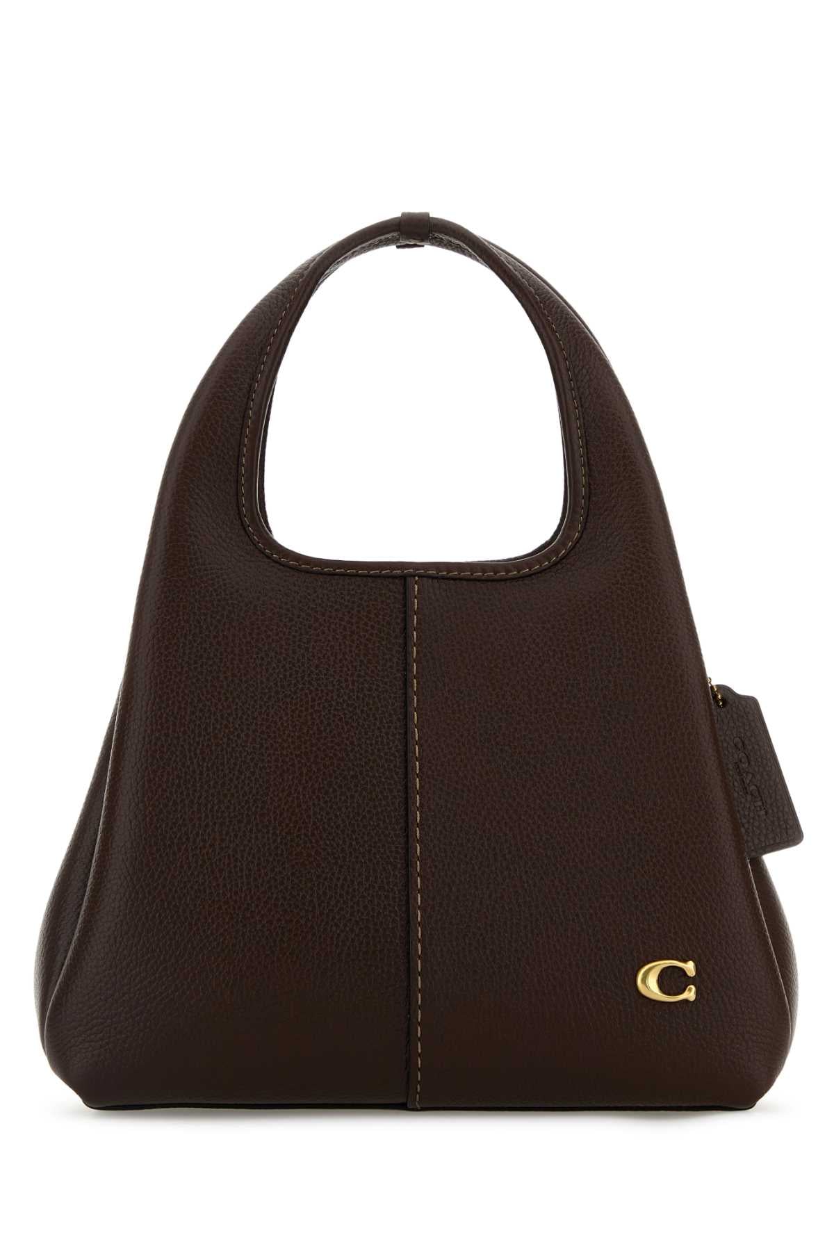 COACH Leather Wool Mini Crossbody Handbag