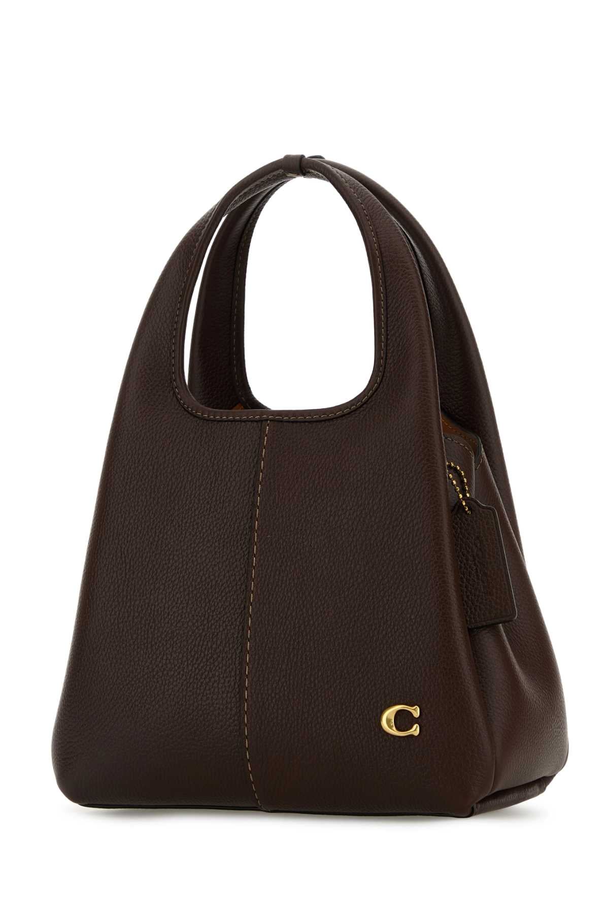 COACH Leather Wool Mini Crossbody Handbag