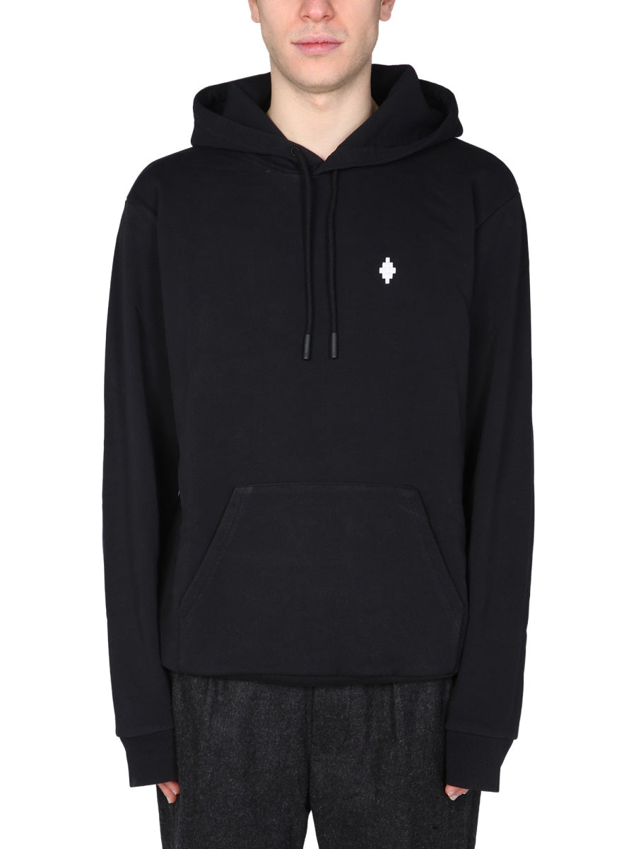 MARCELO BURLON Cross Hoodie Sweatshirt for Men