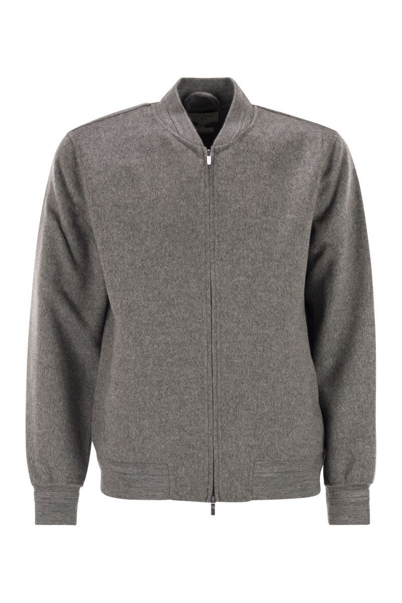 MC2 SAINT BARTH Wool Blend Bomber Jacket