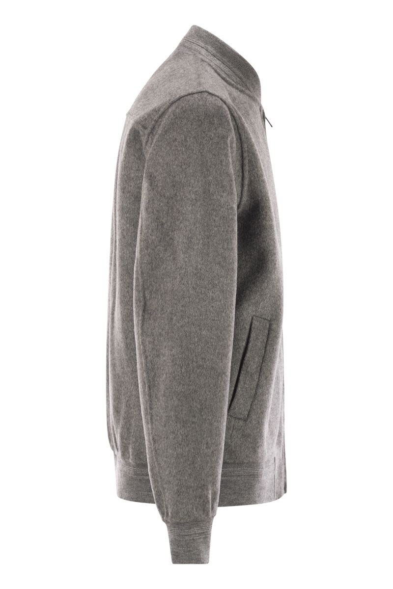 MC2 SAINT BARTH Wool Blend Bomber Jacket