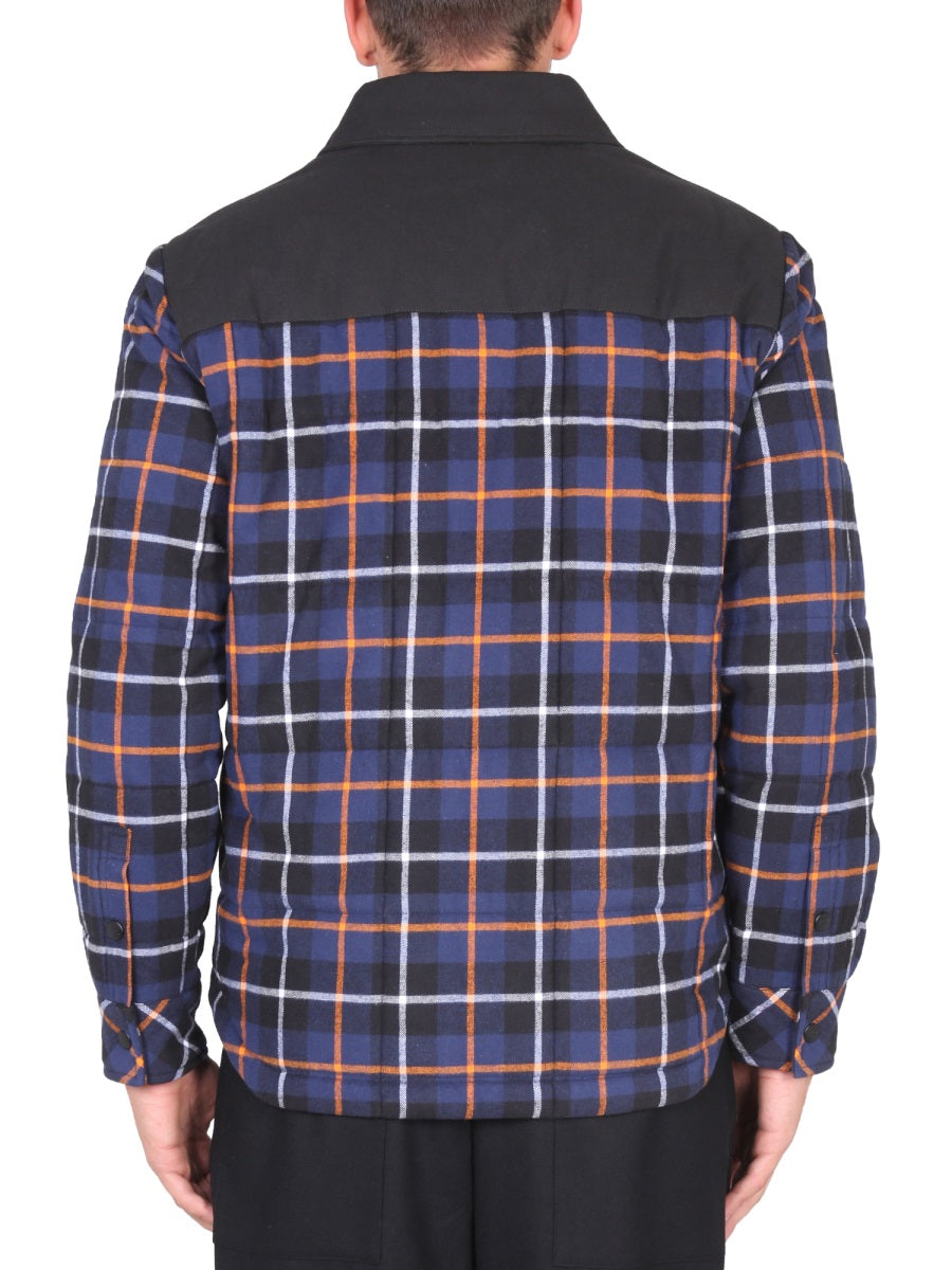 MARCELO BURLON Long-Sleeved Shirt with Classic Collar