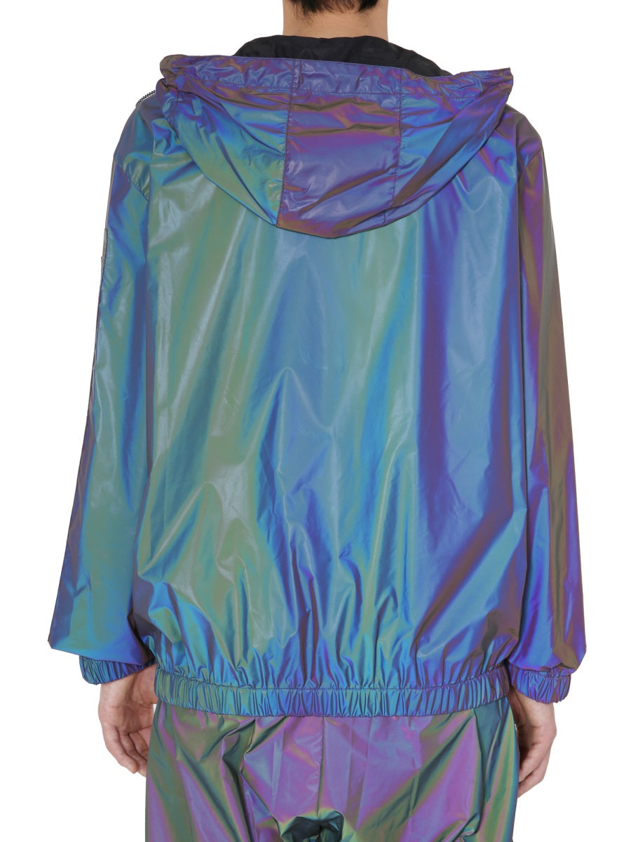 MARCELO BURLON Men's Wind Jacket with Hood - FW20 Collection
