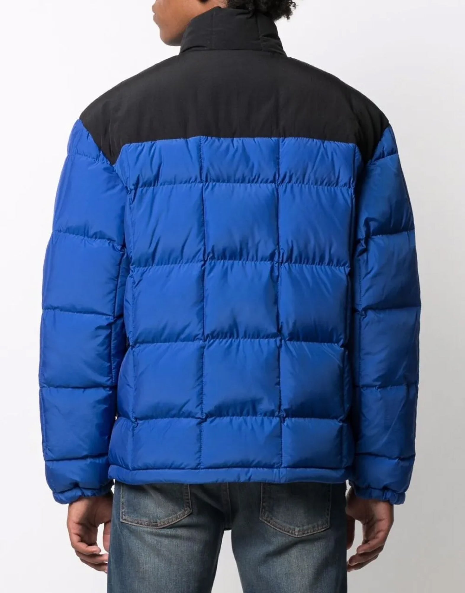 MARCELO BURLON Cross Block Logo Down Jacket - Men's Outerwear