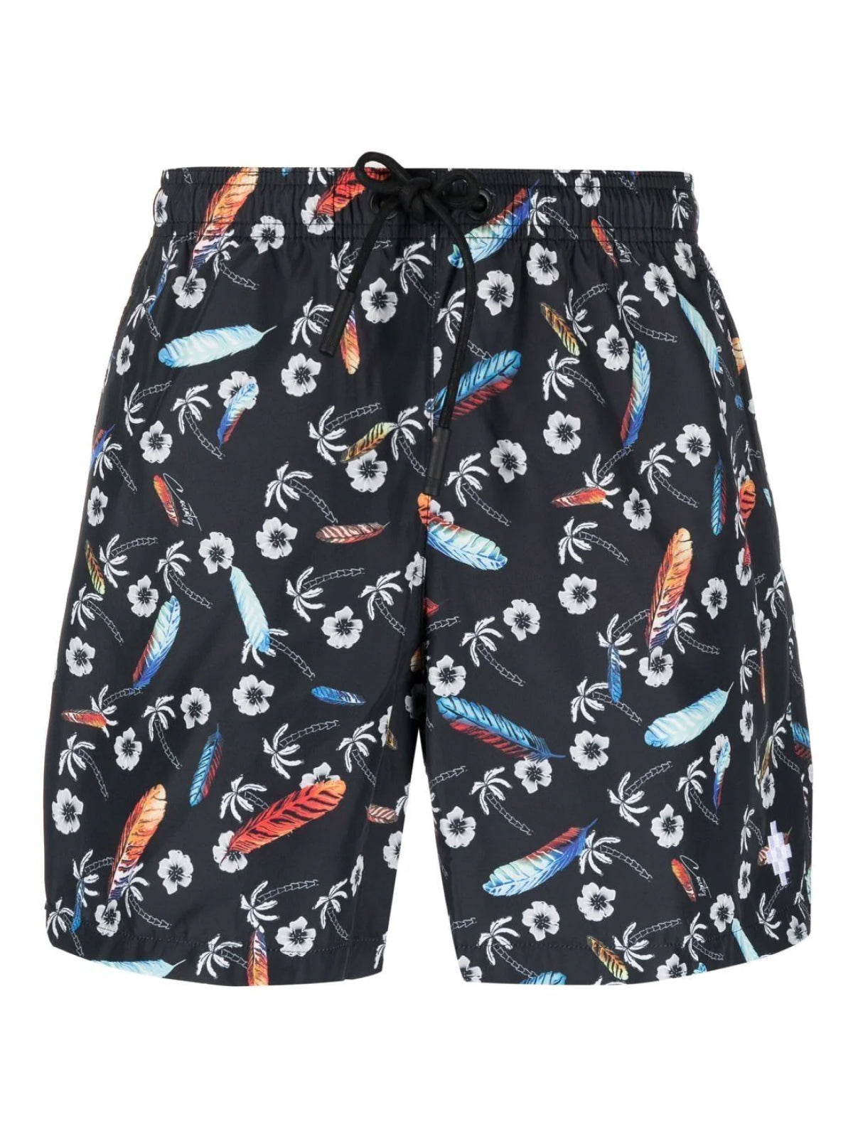 MARCELO BURLON Hawaii Print Mini Swim Shorts for Men