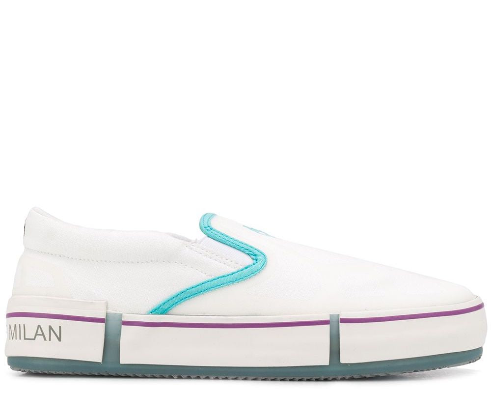 MARCELO BURLON Cross Vulcanized Slip-On Sneakers for Women