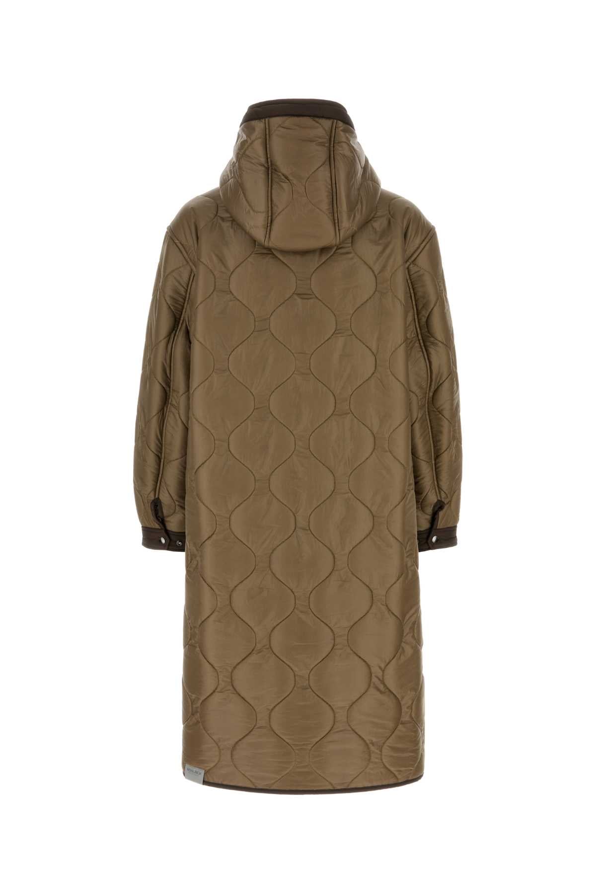 WOOLRICH Men's Quilted Sherpa Lined Long Jacket