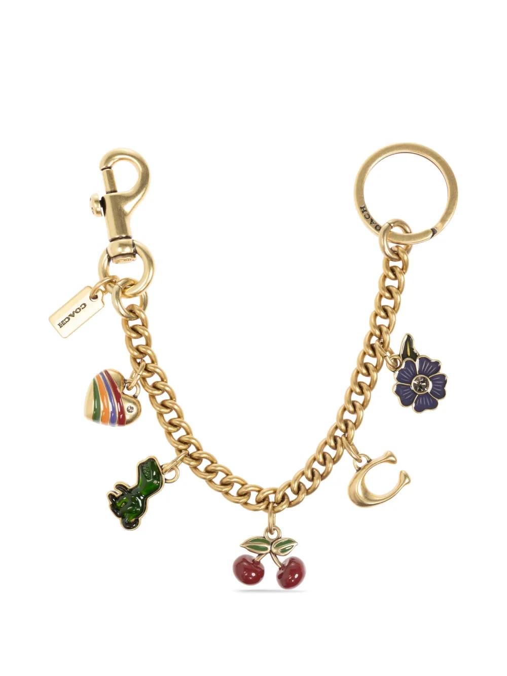 COACH Charm-Embellished Keychain for Women