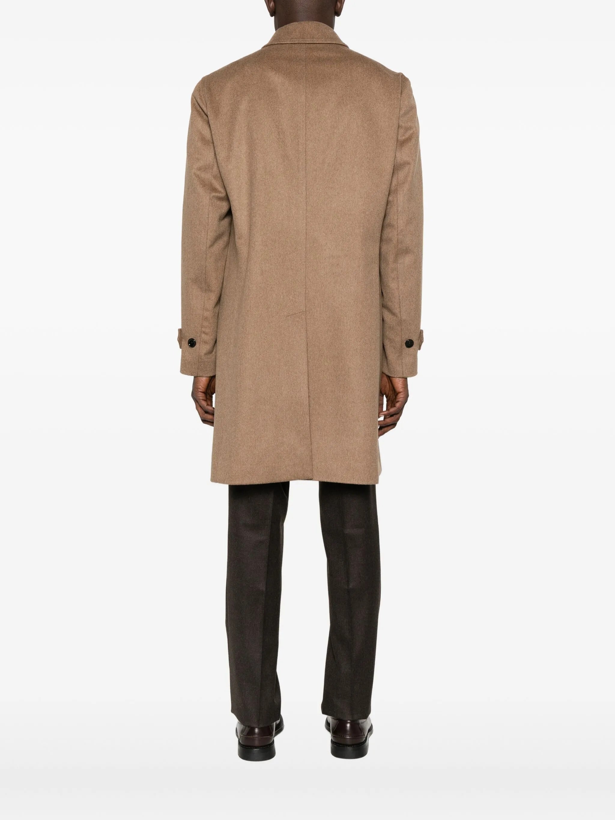 LARDINI Single-Breasted Wool Jacket for Men