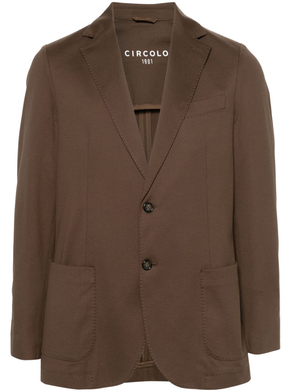 CIRCOLO 1901 Single-Breasted Pique Jacket for Men