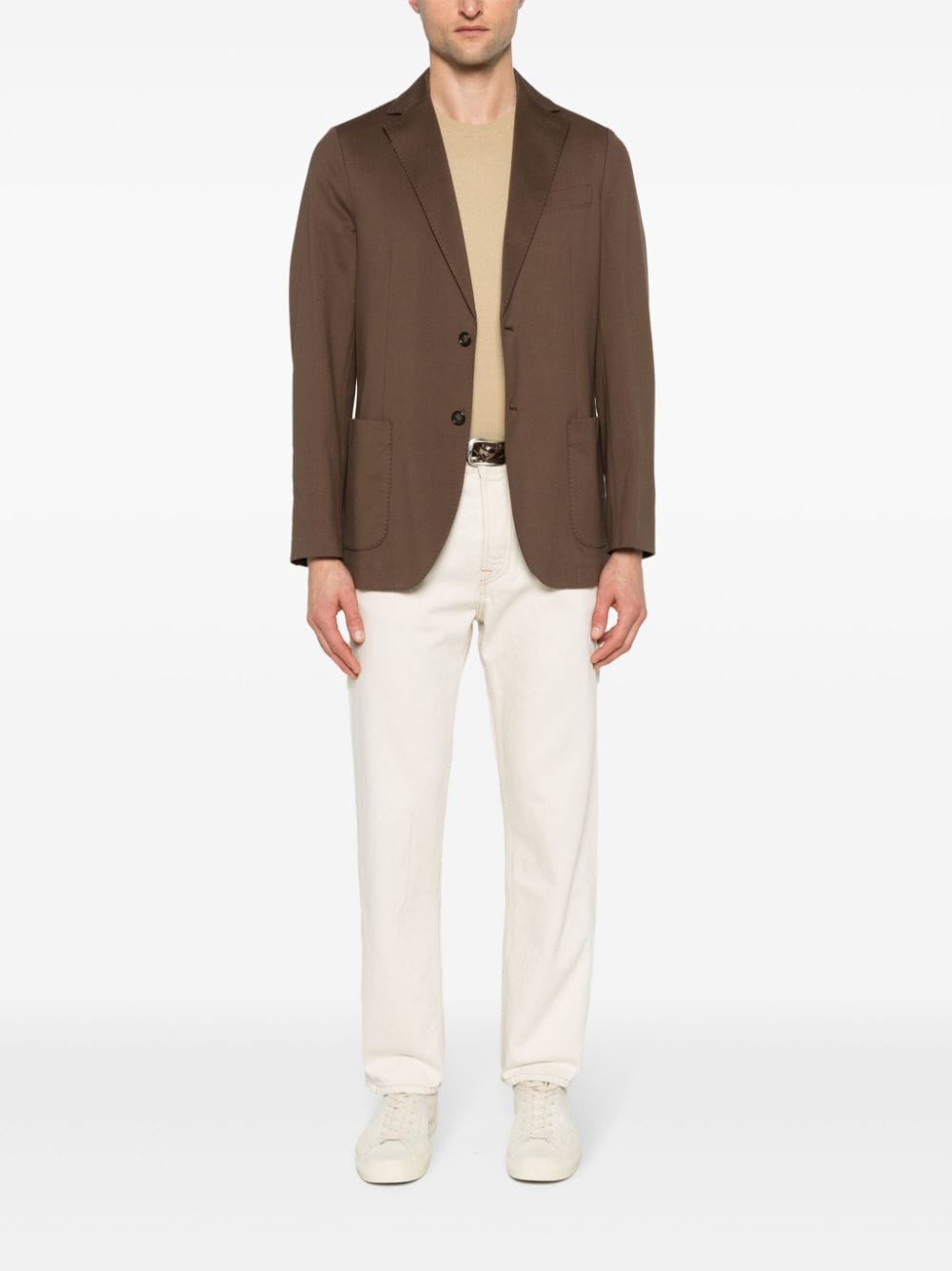 CIRCOLO 1901 Single-Breasted Pique Jacket for Men