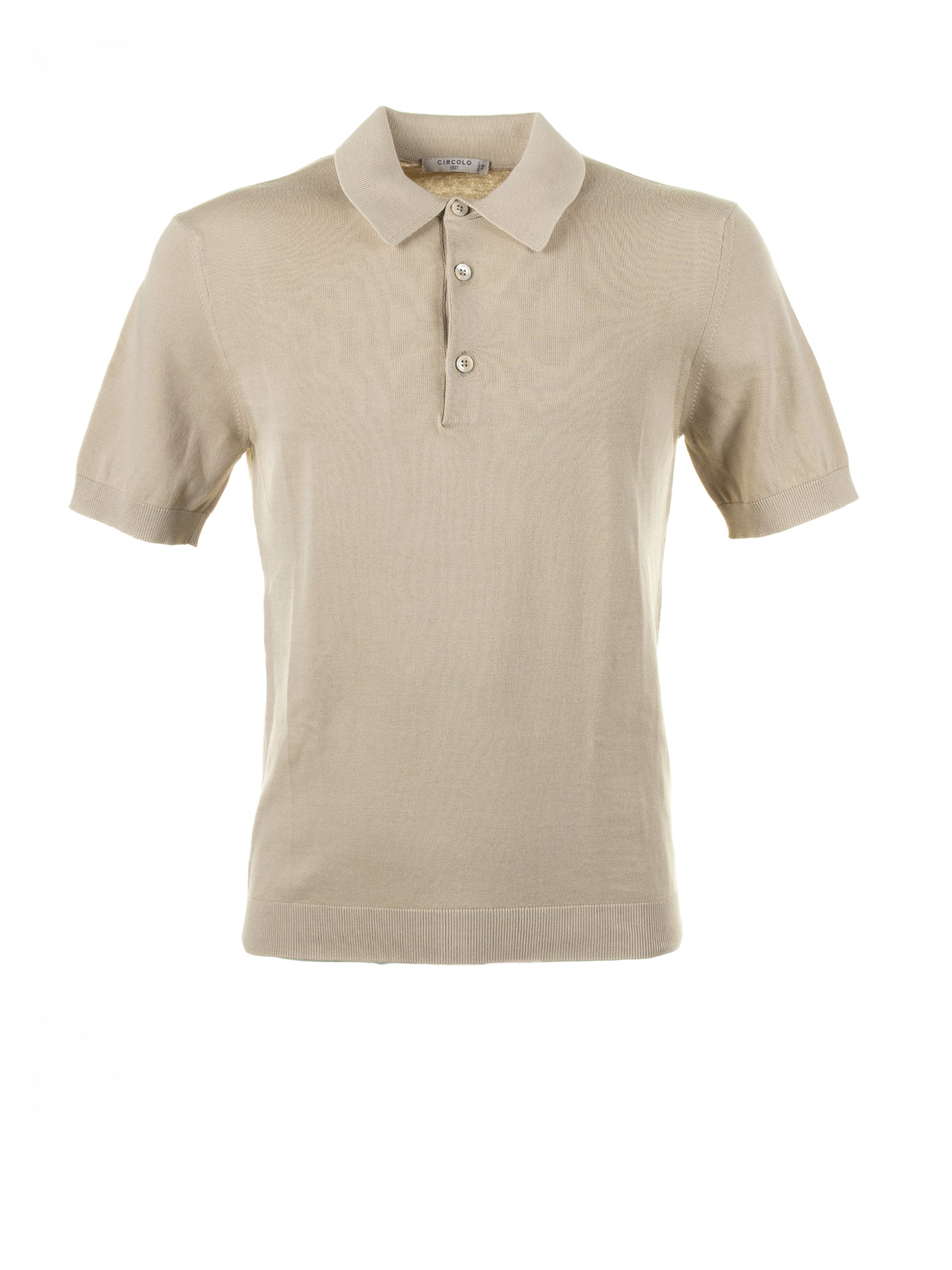 CIRCOLO 1901 Men's Short-Sleeved Mini Polo Shirt