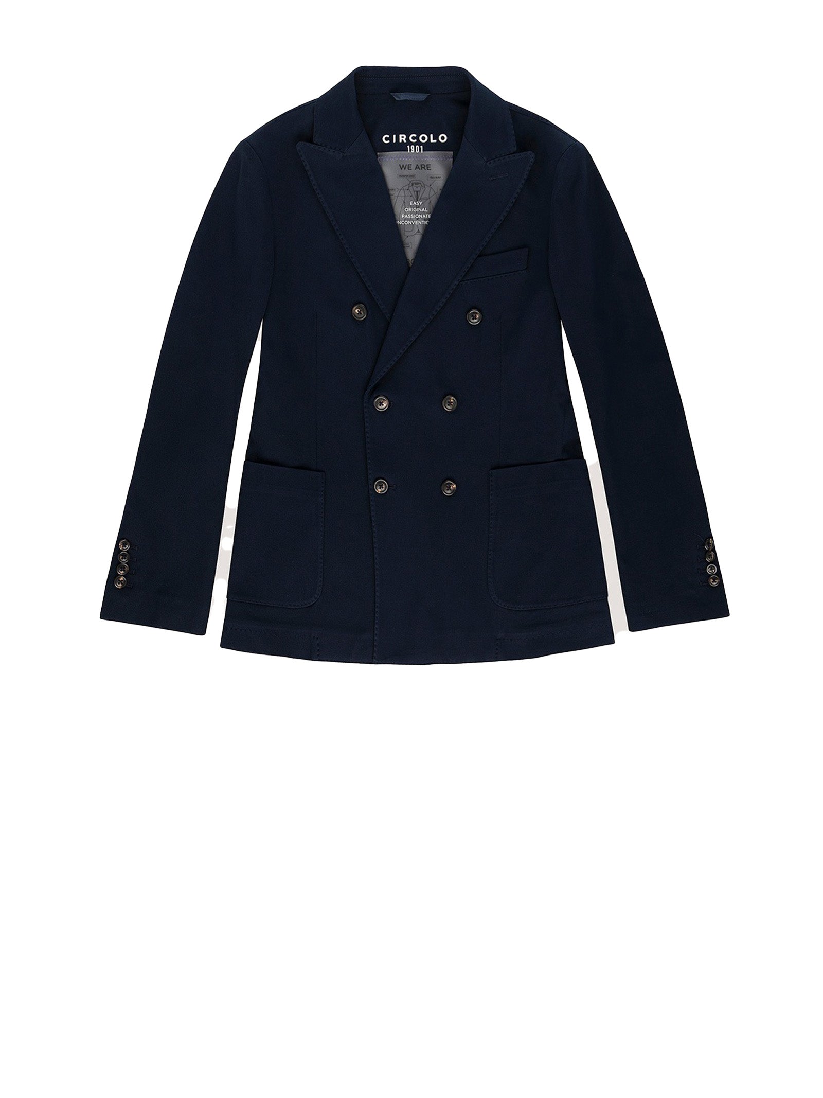 CIRCOLO 1901 Double Breasted Jacket for Men - SS25 Collection