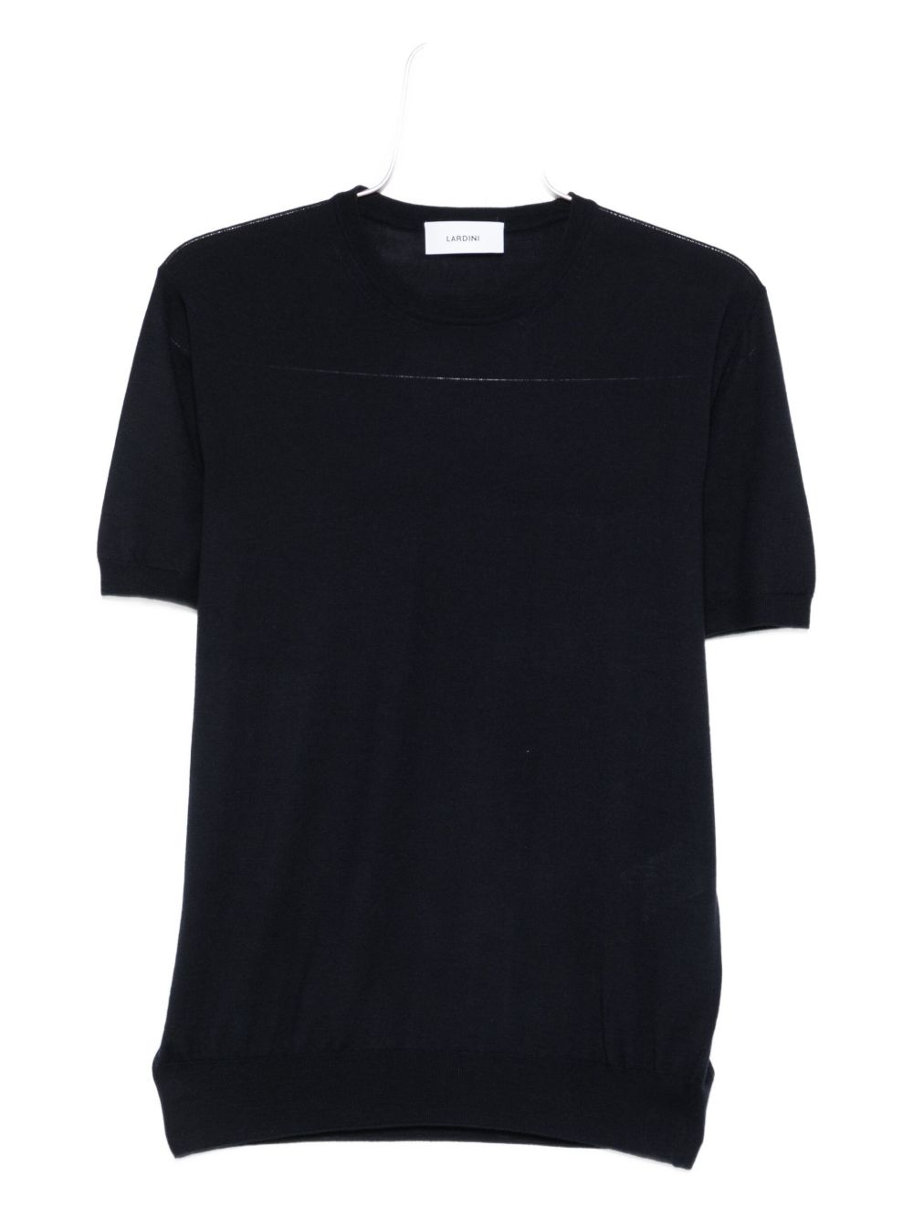 LARDINI Crew Neck Short Sleeve Pullover for Men