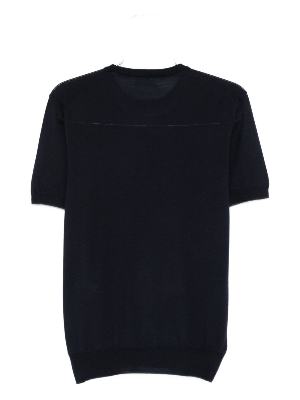 LARDINI Crew Neck Short Sleeve Pullover for Men