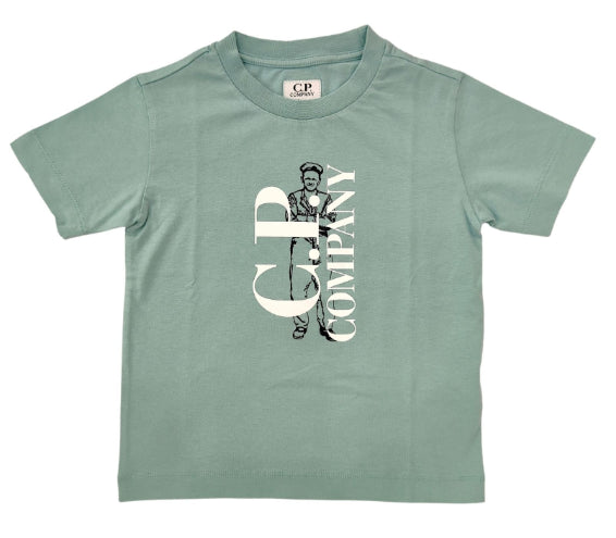 C.P.COMPANY KIDS Cotton Mini T-Shirt for Boys - SS25 Collection