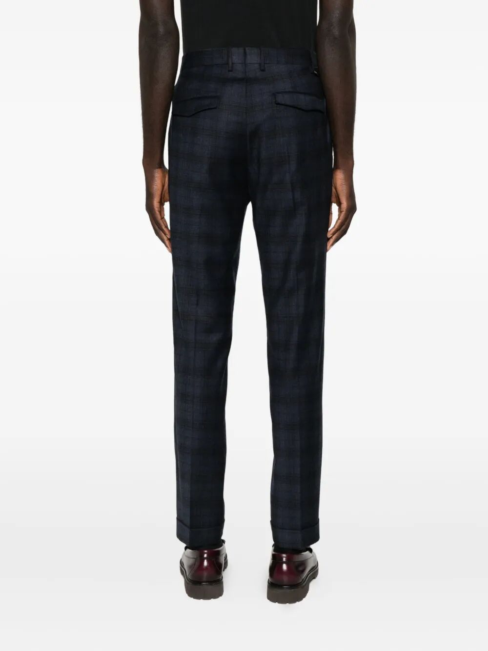 PT01 Master Straight-Leg Wool Check Trousers - Men’s Fit