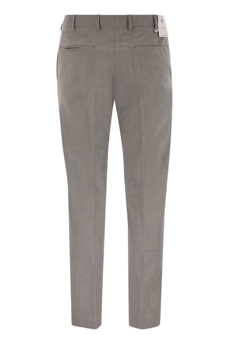 PT TORINO Slim Fit Stretch Virgin Wool Trousers