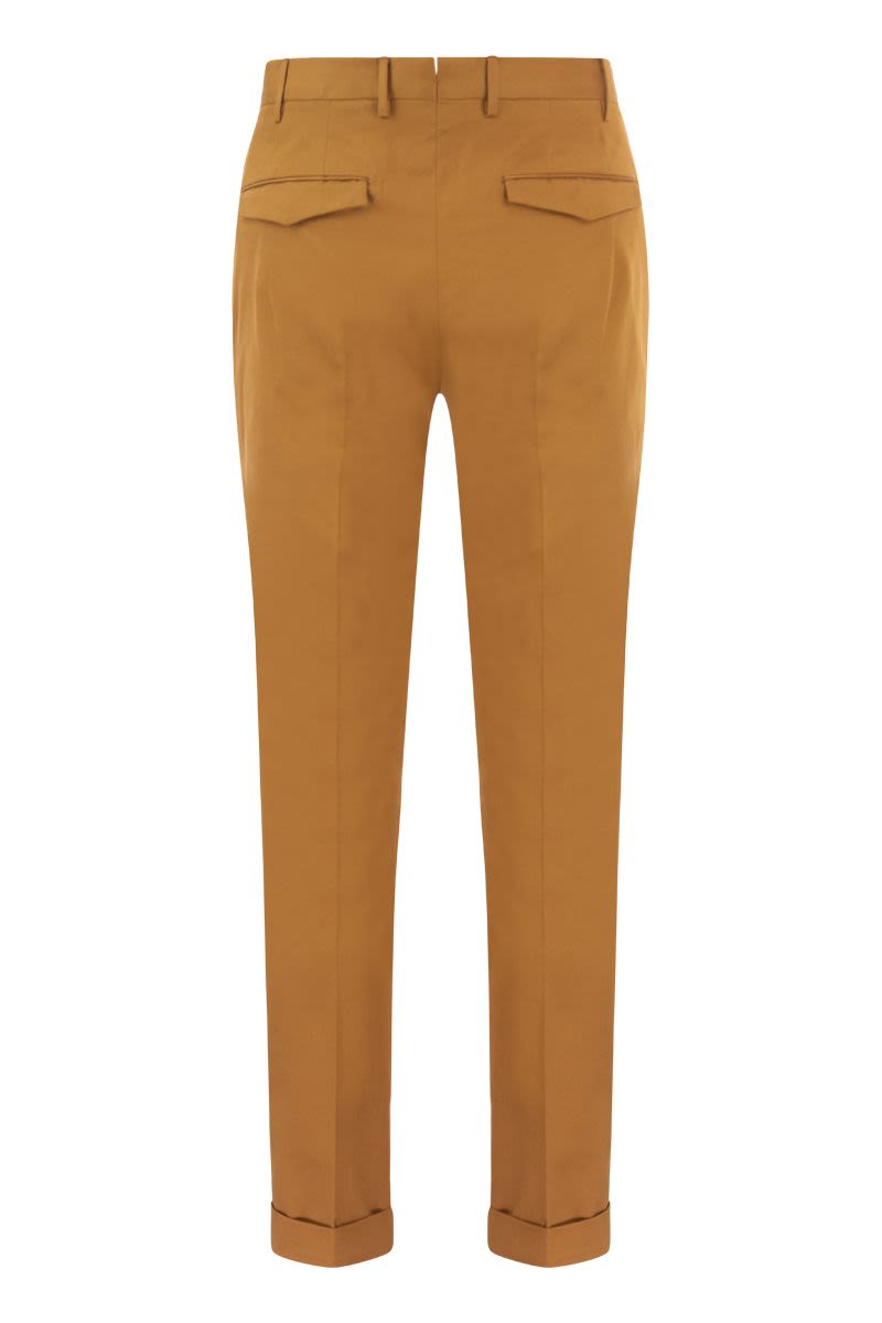 PT01 Men's Relaxed-Fit Cotton Trousers