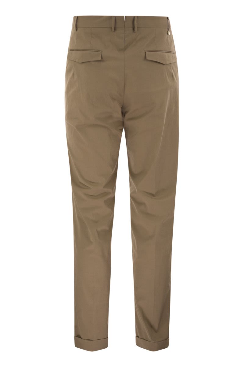 PT TORINO Master-Fit Cotton-Blend Trousers for Men