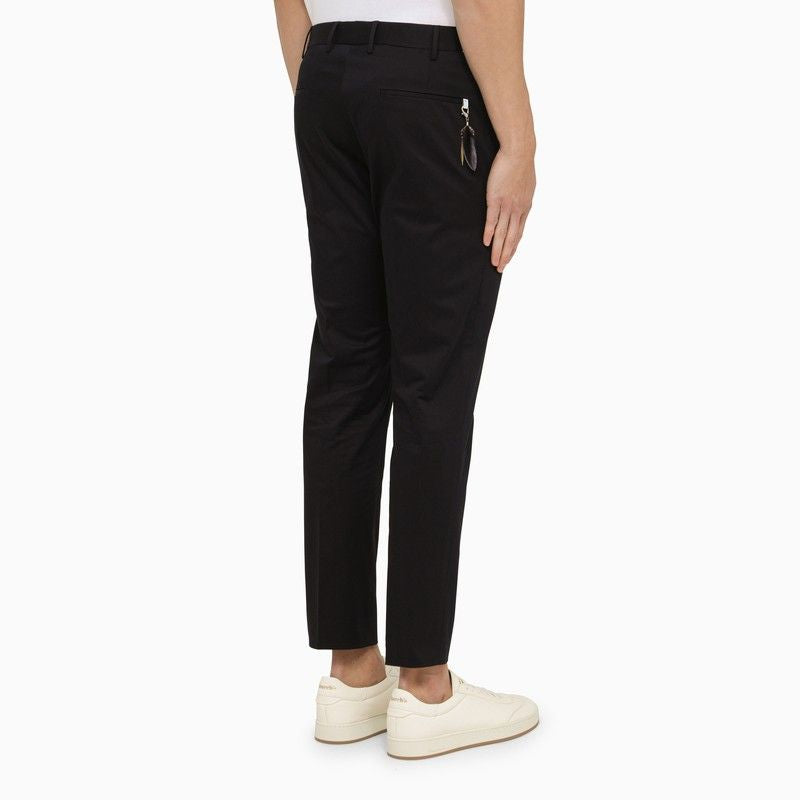 PT01 Slim Fit Cotton Trousers with America-Style Pockets
