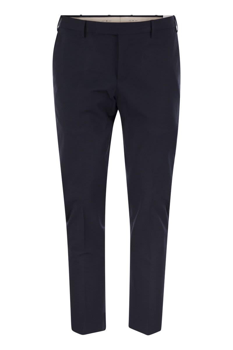 PT01 Slim-Fit Cotton Trousers for Men - SS25 Collection