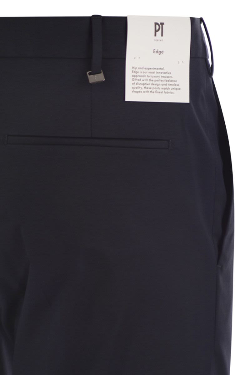 PT01 Slim-Fit Cotton Trousers for Men - SS25 Collection