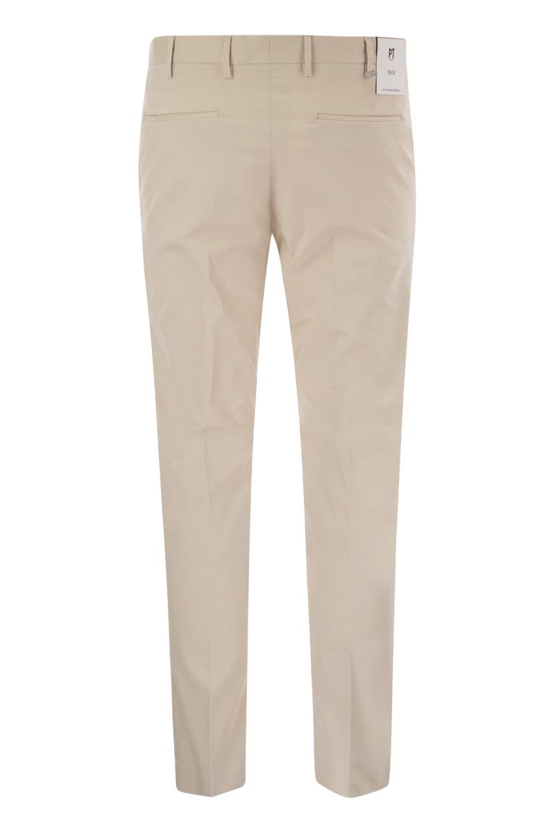 PT TORINO Slim Fit Cotton Trousers for Men