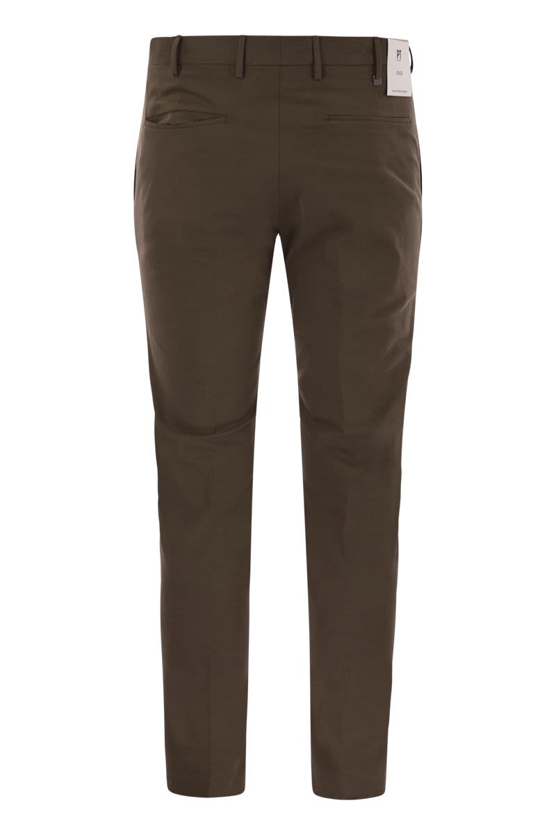 PT TORINO Slim Fit Cotton Trousers - Contemporary Style