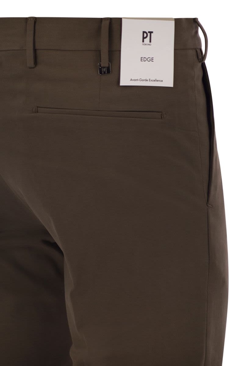 PT TORINO Slim Fit Cotton Trousers - Contemporary Style