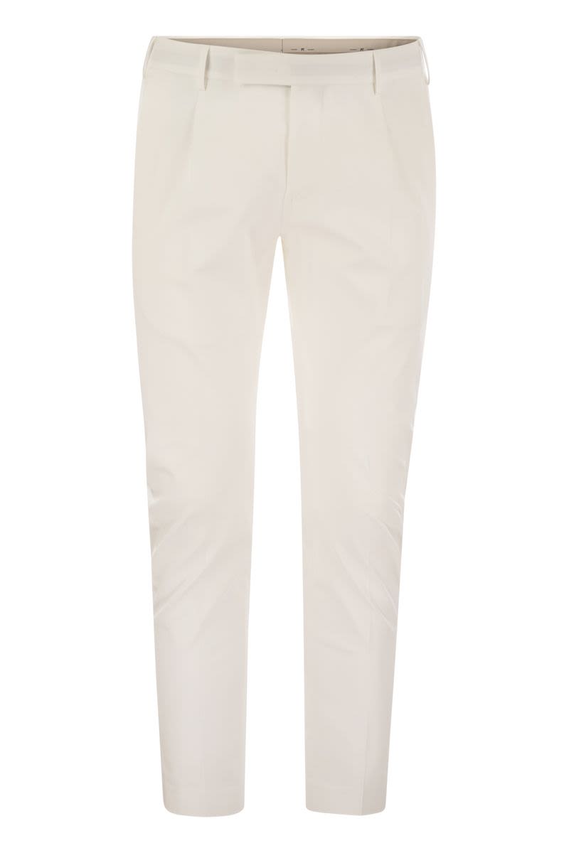 PT TORINO Slim Fit Stretch Cotton Trousers